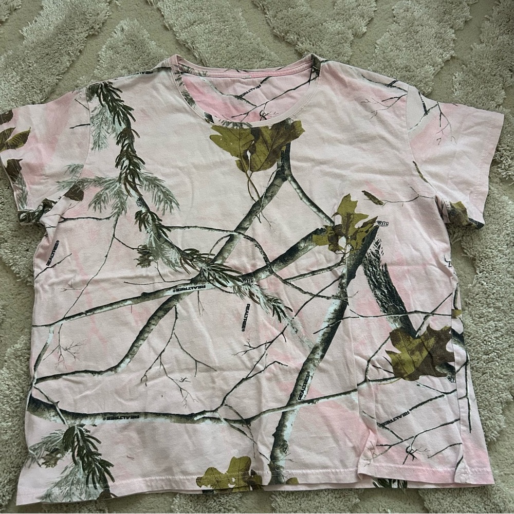 Camouflage Pink Short Sleeve Tee